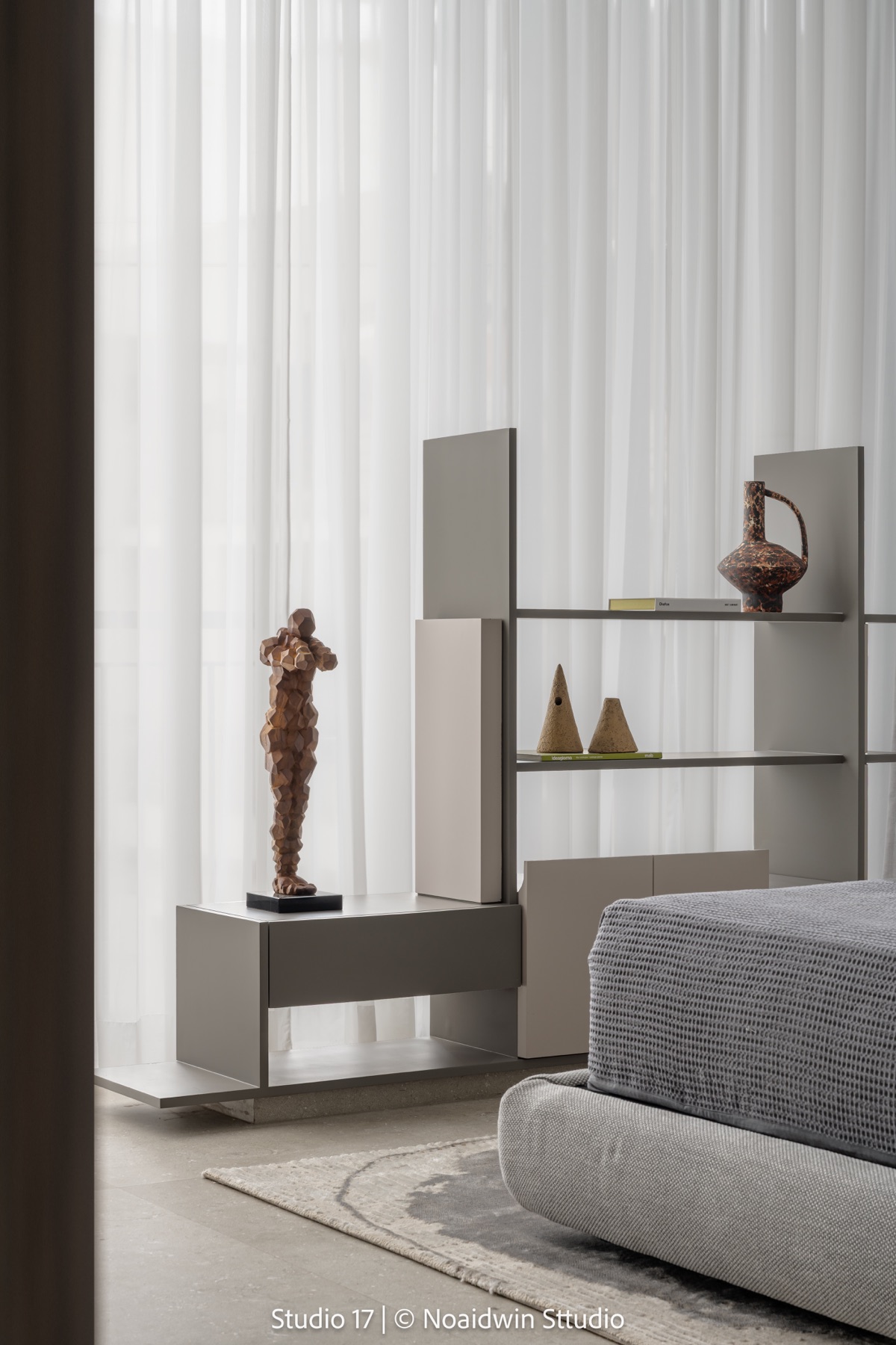 BALDANIYA HOME bedroom shelving detail