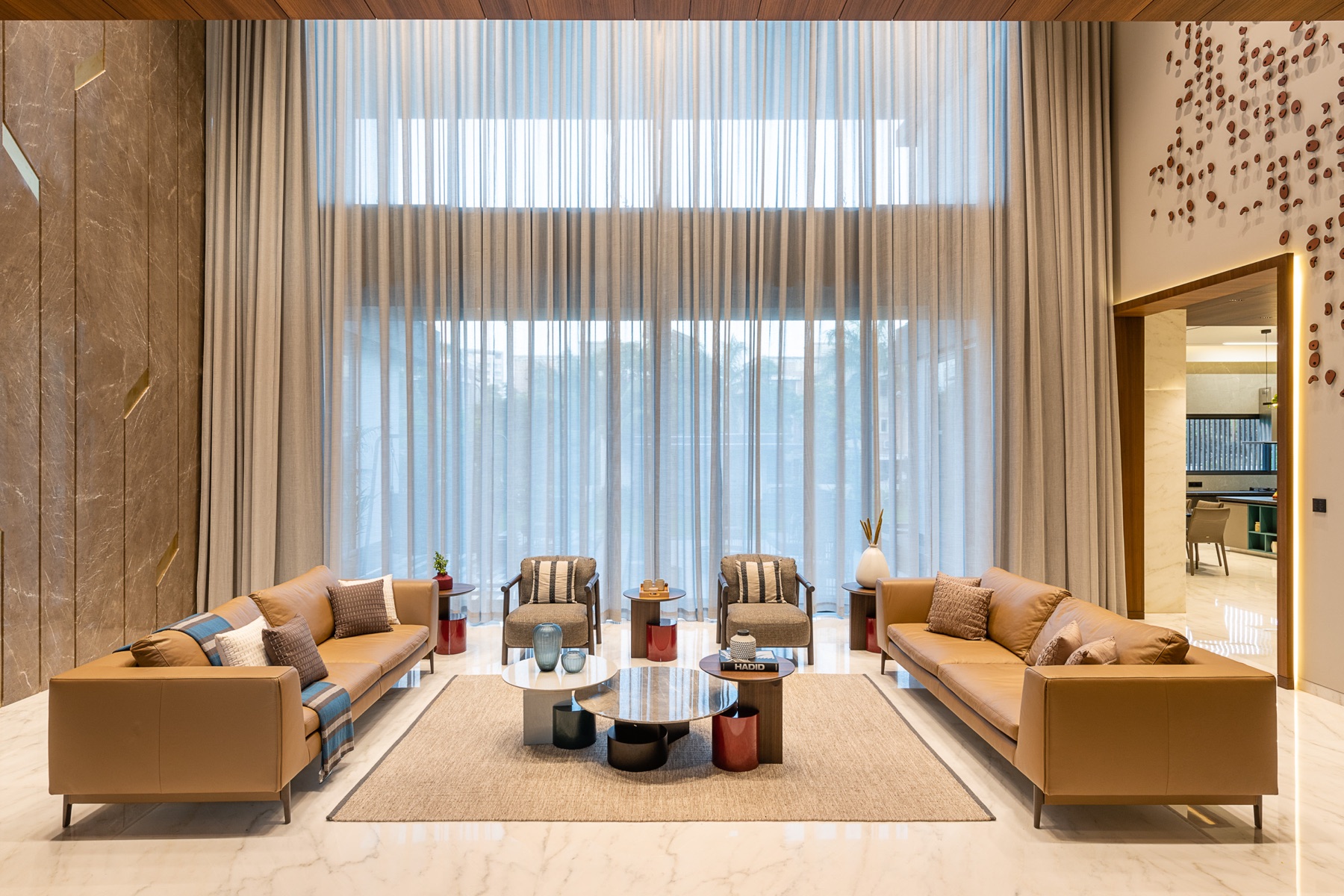 G.R. Asodaria formal living room