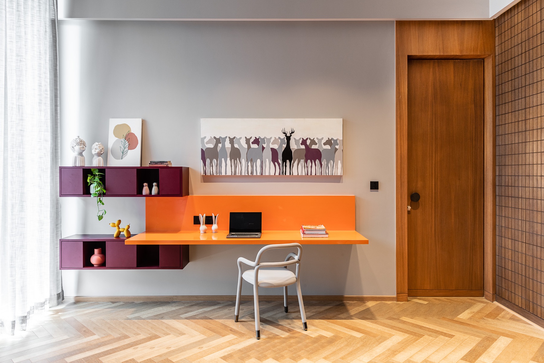 G.R. Asodaria colourful study corner
